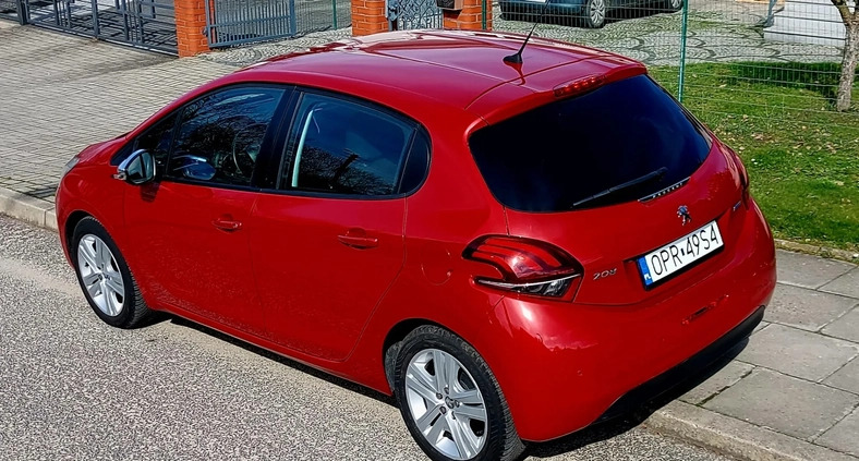 Peugeot 208 cena 27900 przebieg: 94000, rok produkcji 2016 z Prudnik małe 106